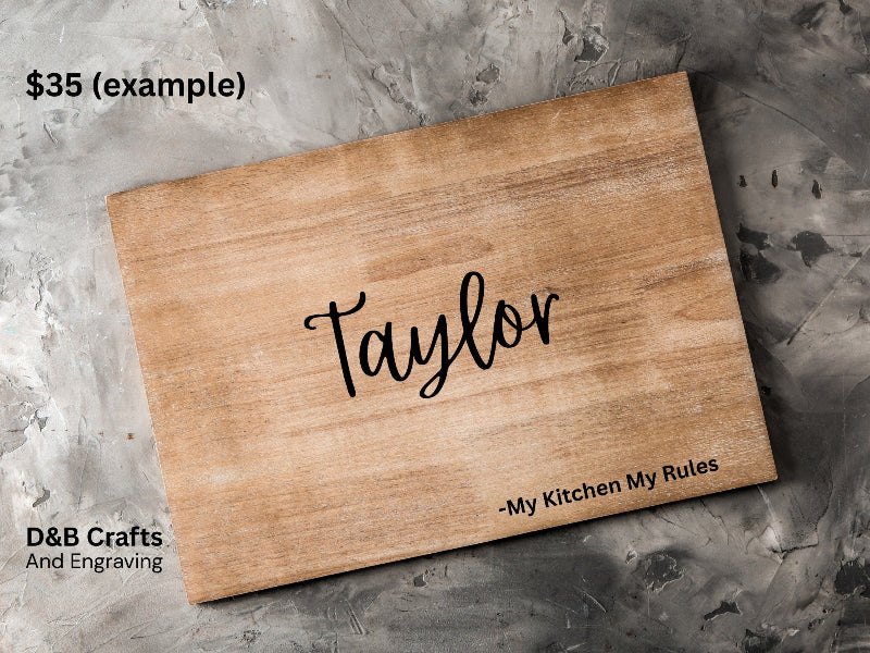 Bamboo Cutting Board (12x7.5x.5)