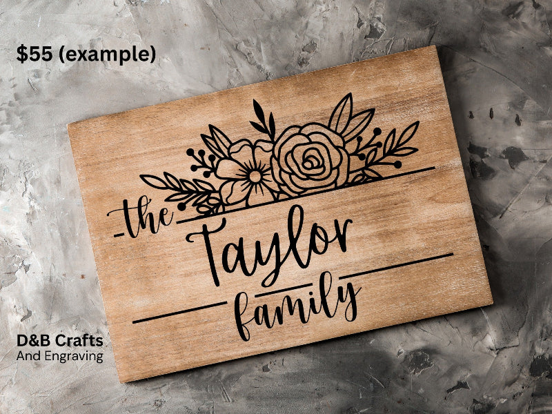 Bamboo Cutting Board (12x7.5x.5)